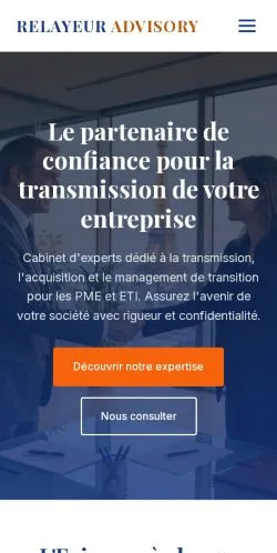 Anteprima del sito Relayeur Advisory, referenziato per la pubblicazione di articoli sponsorizzati