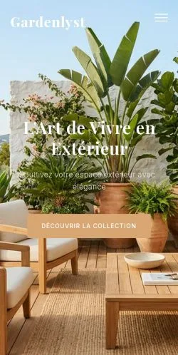 스폰서 기사 게재 매체로 등록된 Gardenlyst 사이트 미리보기