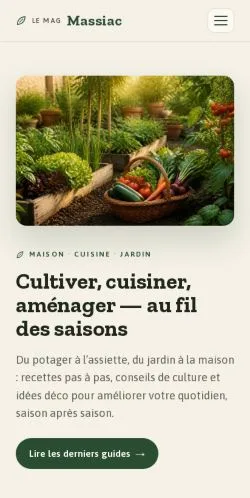 Forhåndsvisning af Le Mag Massiac, opført til udgivelse af sponsorerede artikler