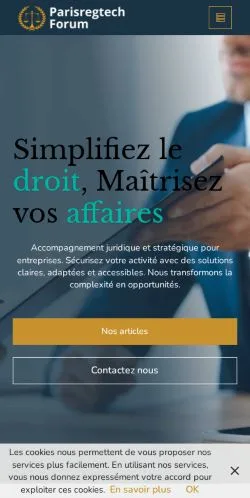 Vorschau der Website Paris RegTech Forum, gelistet für die Veröffentlichung gesponserter Artikel