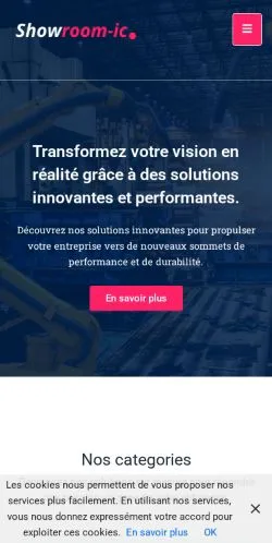 Forhåndsvisning af Showroom IC, opført til udgivelse af sponsorerede artikler