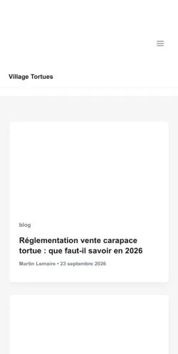 Forhåndsvisning af Village Tortues, opført til udgivelse af sponsorerede artikler