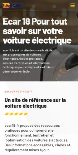 Vorschau der Website Ecar18 Auto Moto, gelistet für die Veröffentlichung gesponserter Artikel