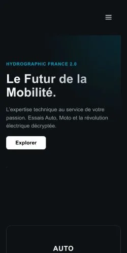 Forhåndsvisning af Hydro France Mobilité, opført til udgivelse af sponsorerede artikler
