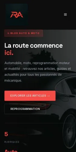 スポンサード記事の掲載先として登録されたRemram Mobilitéのサイトプレビュー