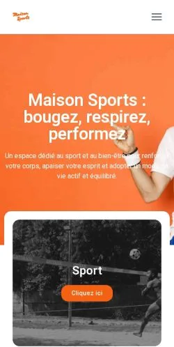 Anteprima del sito Maison Sports Orne, referenziato per la pubblicazione di articoli sponsorizzati