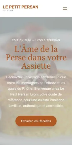 Forhåndsvisning af Le Petit Persan Lyon, opført til udgivelse af sponsorerede artikler