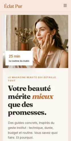 스폰서 기사 게재 매체로 등록된 Charmeet Beauté 사이트 미리보기