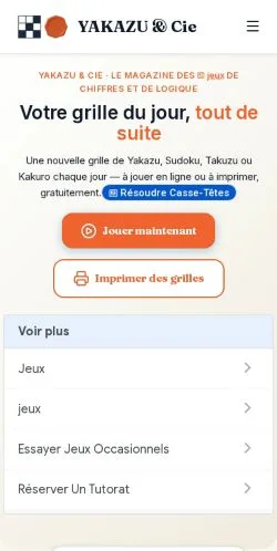 Aperçu du site Yakazu & Cie, référencé pour publier un article sponsorisé