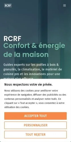 Vista previa del sitio RCRF Guides, referenciado para publicar artículos patrocinados