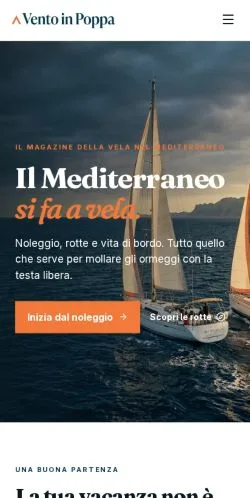Vorschau der Website Vento in Poppa, gelistet für die Veröffentlichung gesponserter Artikel
