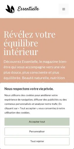 Anteprima del sito Bien-être Au Quotidien, referenziato per la pubblicazione di articoli sponsorizzati