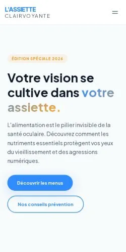 スポンサード記事の掲載先として登録されたVision Alimentationのサイトプレビュー