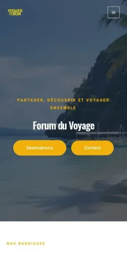 Vorschau der Website Voyager Forum, gelistet für die Veröffentlichung gesponserter Artikel