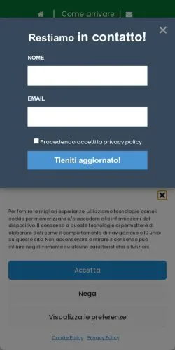 Pré-visualização do site Ciao Umbria, referenciado para publicar artigos patrocinados