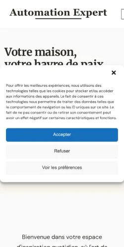 Anteprima del sito Automation Expert, referenziato per la pubblicazione di articoli sponsorizzati