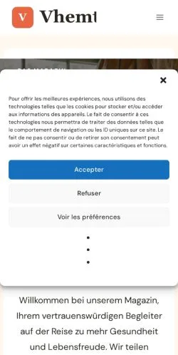 Anteprima del sito vhemt.de, referenziato per la pubblicazione di articoli sponsorizzati