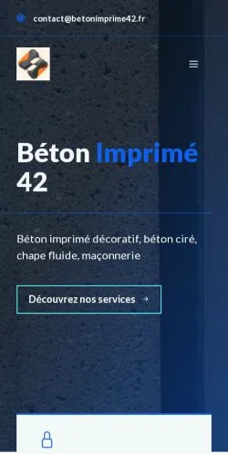 Vorschau der Website Béton Imprimé Décoratif, gelistet für die Veröffentlichung gesponserter Artikel