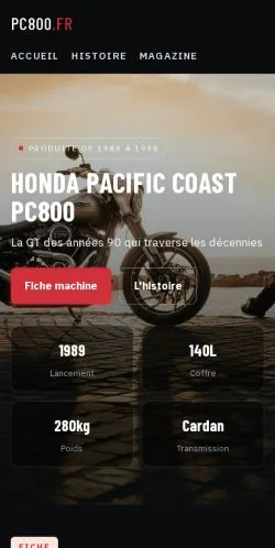 Anteprima del sito PC800 L'Esprit, referenziato per la pubblicazione di articoli sponsorizzati