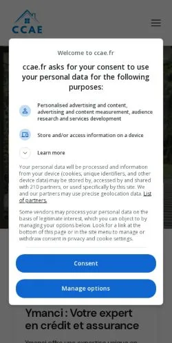 スポンサード記事の掲載先として登録されたCCAE Blogのサイトプレビュー