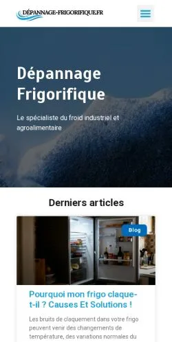 Forhåndsvisning af Dépannage Frigorifique, opført til udgivelse af sponsorerede artikler