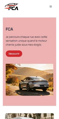 스폰서 기사 게재 매체로 등록된 FCA Auto Moto Passion 사이트 미리보기
