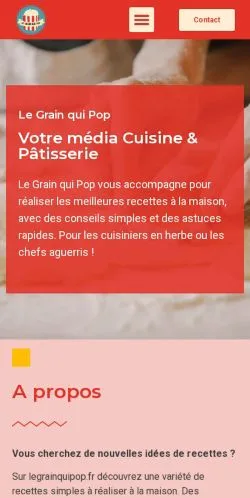 Anteprima del sito Le Grain Qui Pop, referenziato per la pubblicazione di articoli sponsorizzati