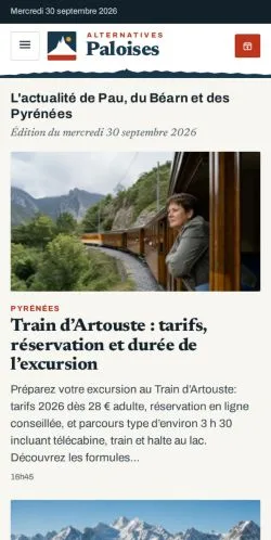Anteprima del sito Alternatives Paloises, referenziato per la pubblicazione di articoli sponsorizzati