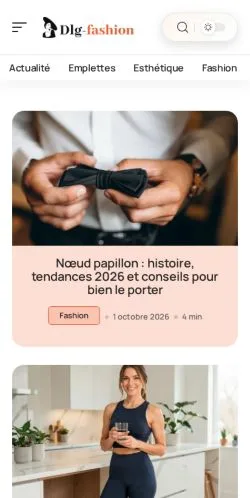 Anteprima del sito DLG Fashion, referenziato per la pubblicazione di articoli sponsorizzati