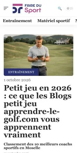 Vorschau der Website Faire du Sport, gelistet für die Veröffentlichung gesponserter Artikel