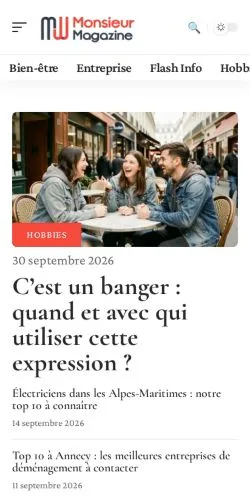 Forhåndsvisning af Monsieur Magazine, opført til udgivelse af sponsorerede artikler