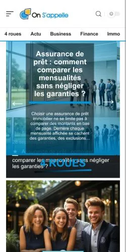 Anteprima del sito On s’appelle, referenziato per la pubblicazione di articoli sponsorizzati