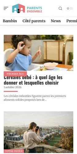 Anteprima del sito Parents Ensemble, referenziato per la pubblicazione di articoli sponsorizzati