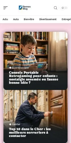 Aperçu du site Rennes Blog, référencé pour publier un article sponsorisé