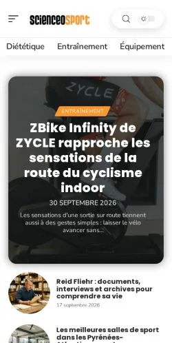 Anteprima del sito Science O Sport, referenziato per la pubblicazione di articoli sponsorizzati