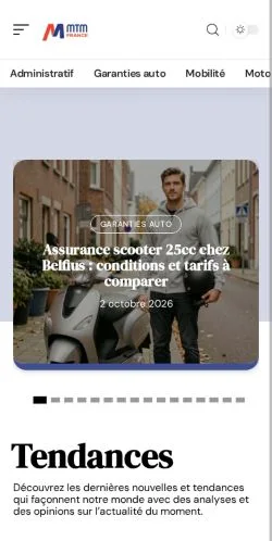 Vorschau der Website MTM France, gelistet für die Veröffentlichung gesponserter Artikel