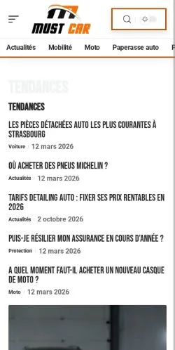 Anteprima del sito Must Car, referenziato per la pubblicazione di articoli sponsorizzati