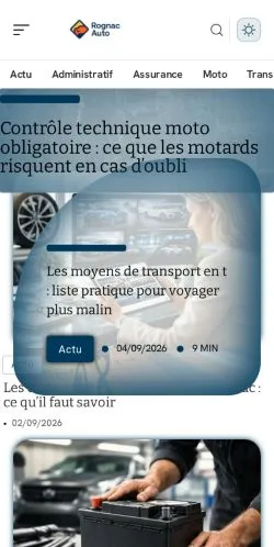 Anteprima del sito Rognac Auto Guide, referenziato per la pubblicazione di articoli sponsorizzati