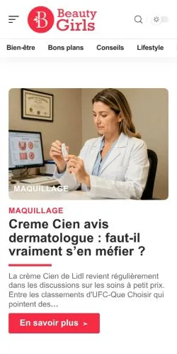 Forhåndsvisning af Beauty Girl, opført til udgivelse af sponsorerede artikler