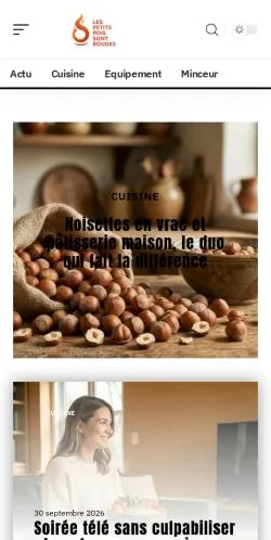 Vorschau der Website Les Petits Pois Sont Rouges, gelistet für die Veröffentlichung gesponserter Artikel