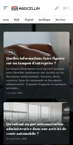 Anteprima del sito Marcelllin Business, referenziato per la pubblicazione di articoli sponsorizzati