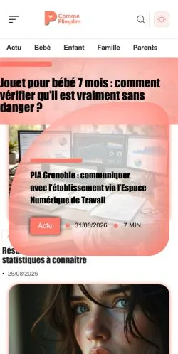 Vorschau der Website P Comme Plimplim, gelistet für die Veröffentlichung gesponserter Artikel