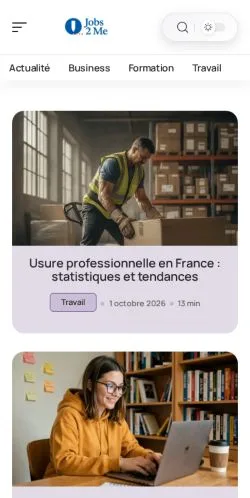 Anteprima del sito Jobs 2 Me Blog, referenziato per la pubblicazione di articoli sponsorizzati