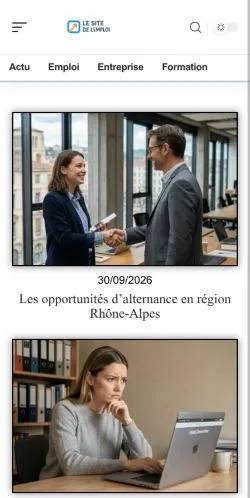 Anteprima del sito Le Site Emploi, referenziato per la pubblicazione di articoli sponsorizzati