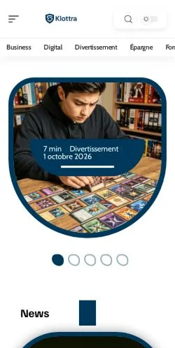スポンサード記事の掲載先として登録されたKlottra Newsのサイトプレビュー