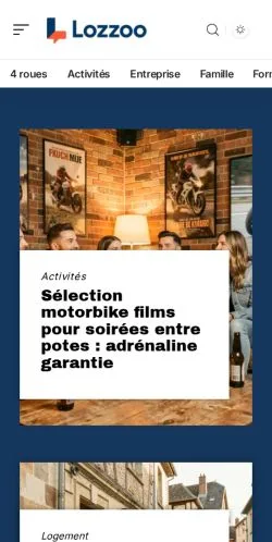 Anteprima del sito Lozzoo Actualités, referenziato per la pubblicazione di articoli sponsorizzati