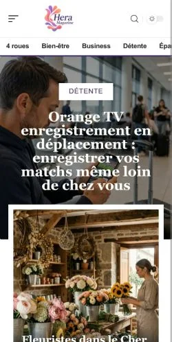 Anteprima del sito Hera Magazine, referenziato per la pubblicazione di articoli sponsorizzati