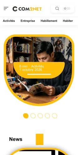 Anteprima del sito Com 2 Net, referenziato per la pubblicazione di articoli sponsorizzati