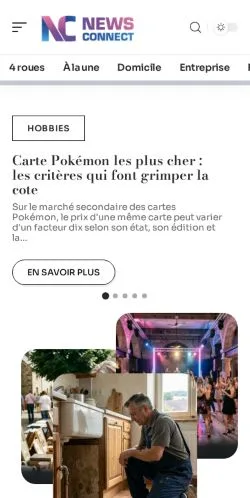 Anteprima del sito News Connect, referenziato per la pubblicazione di articoli sponsorizzati