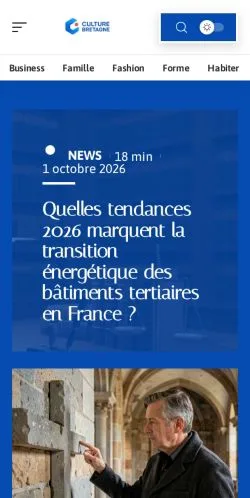 Anteprima del sito Culture Bretagne, referenziato per la pubblicazione di articoli sponsorizzati